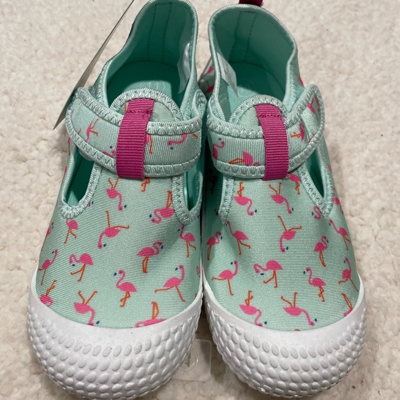 Cat & Jack Toddler Oscar Water Pool Shoes Flamingos Mint Pink NWT‎ - Picture 1 of 4